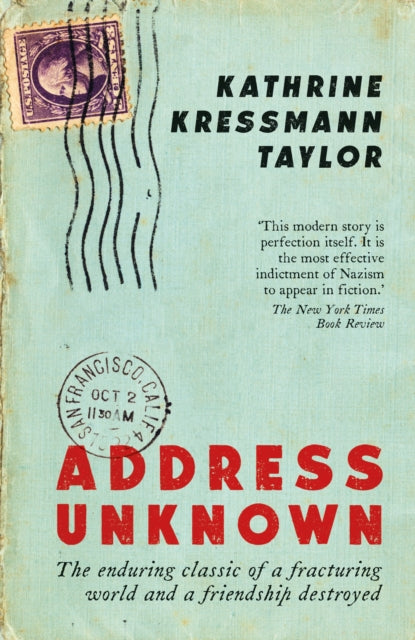 Address Unknown by Kathrine Kressmann Taylor 9781788163415