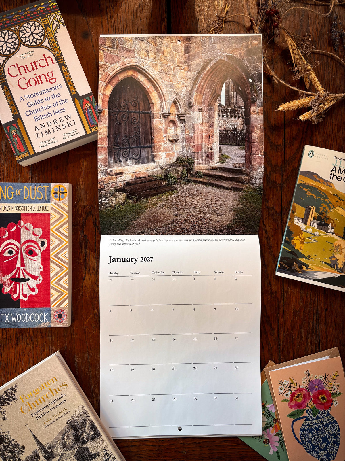 English Church Doors 2027 Calendar