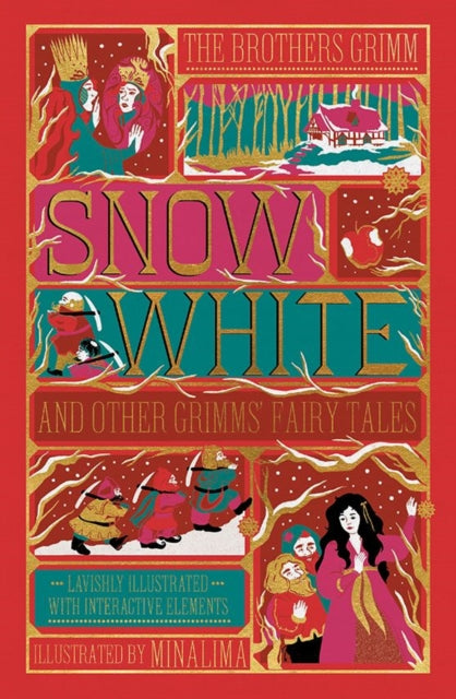 Snow White and Other Grimms' Fairy Tales (MinaLima Edition) : Illustrated with Interactive Elements by Jacob and Wilhelm Grimm 9780063208247