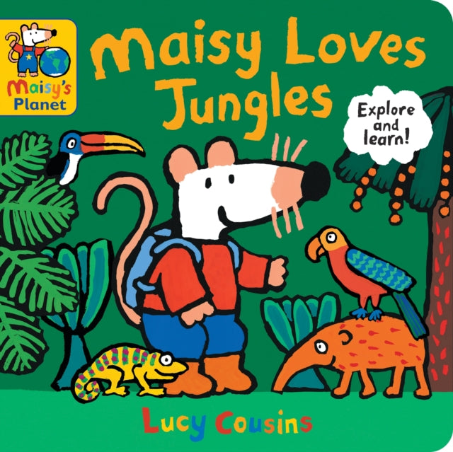 Maisy Loves Jungles: A Maisy's Planet Book by Lucy Cousins 9781529523096