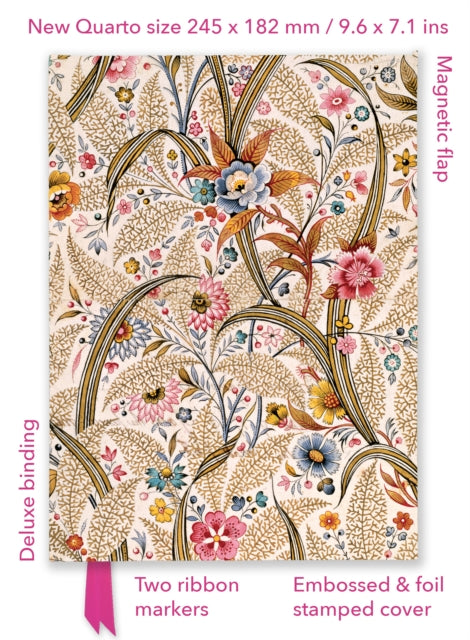 William Kilburn: Marble End Paper (Foiled Quarto Journal) by Flame Tree Studio 9781804178737