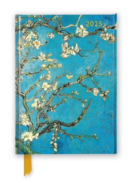 Vincent van Gogh: Almond Blossom 2025 Luxury Diary Planner - Page to View with Notes by Flame Tree Studio 9781835621400