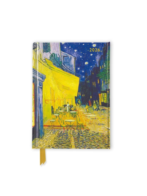 Vincent van Gogh: Cafe Terrace 2026 Luxury Pocket Diary Planner - Week to View by Flame Tree Studio 9781835624708