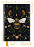 Jade Mosinski: Bee (Foiled Quarto Journal) by Flame Tree Studio 9781835625392