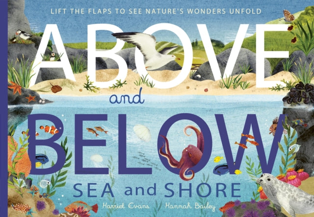 Above and Below: Sea and Shore : Lift the flaps to see nature's wonders unfold by Harriet Evans 9781838915056
