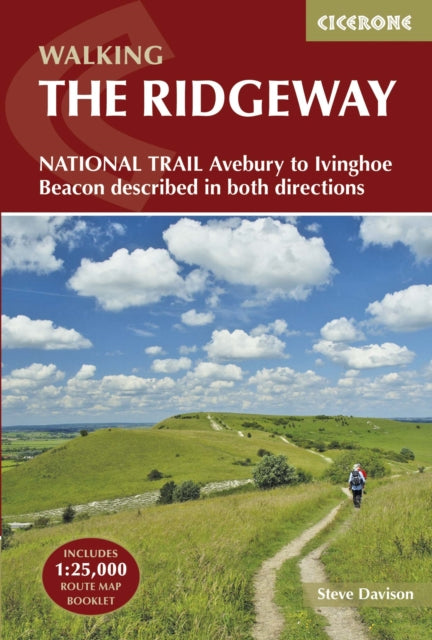 The Ridgeway National Trail : Avebury to Ivinghoe Beacon described in both directions by Steve Davison 9781852848743