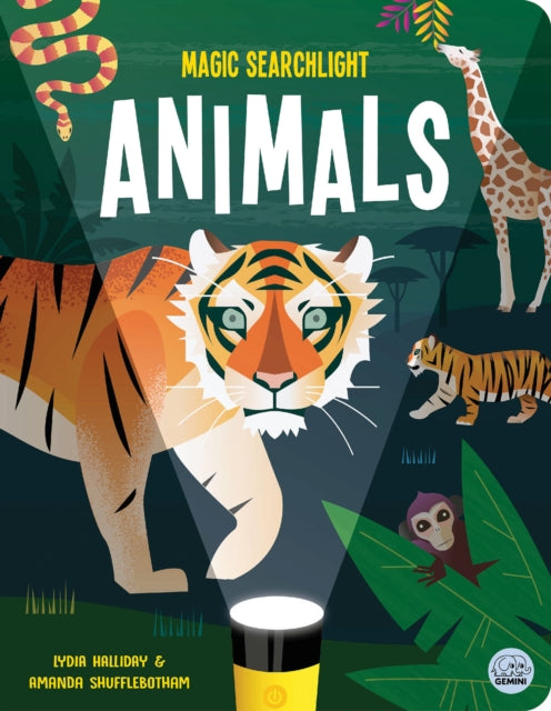 Magic Searchlight - Animals by Lydia Halliday 9781917082457
