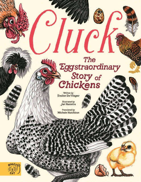Cluck! : The Eggstraordinary Story of Chickens by Evelien De Vlieger 9781917366588