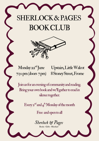 Sherlock & Pages Book Club - 22 June 2026