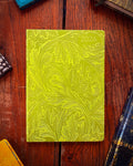 William Morris: Acanthus 2026 Artisan Art Vegan Leather Diary Planner - Page to View with Notes