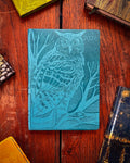 Angela Harding: Long Eared Owl 2026 Artisan Art Vegan Leather Diary Planner - Page to View with Notes