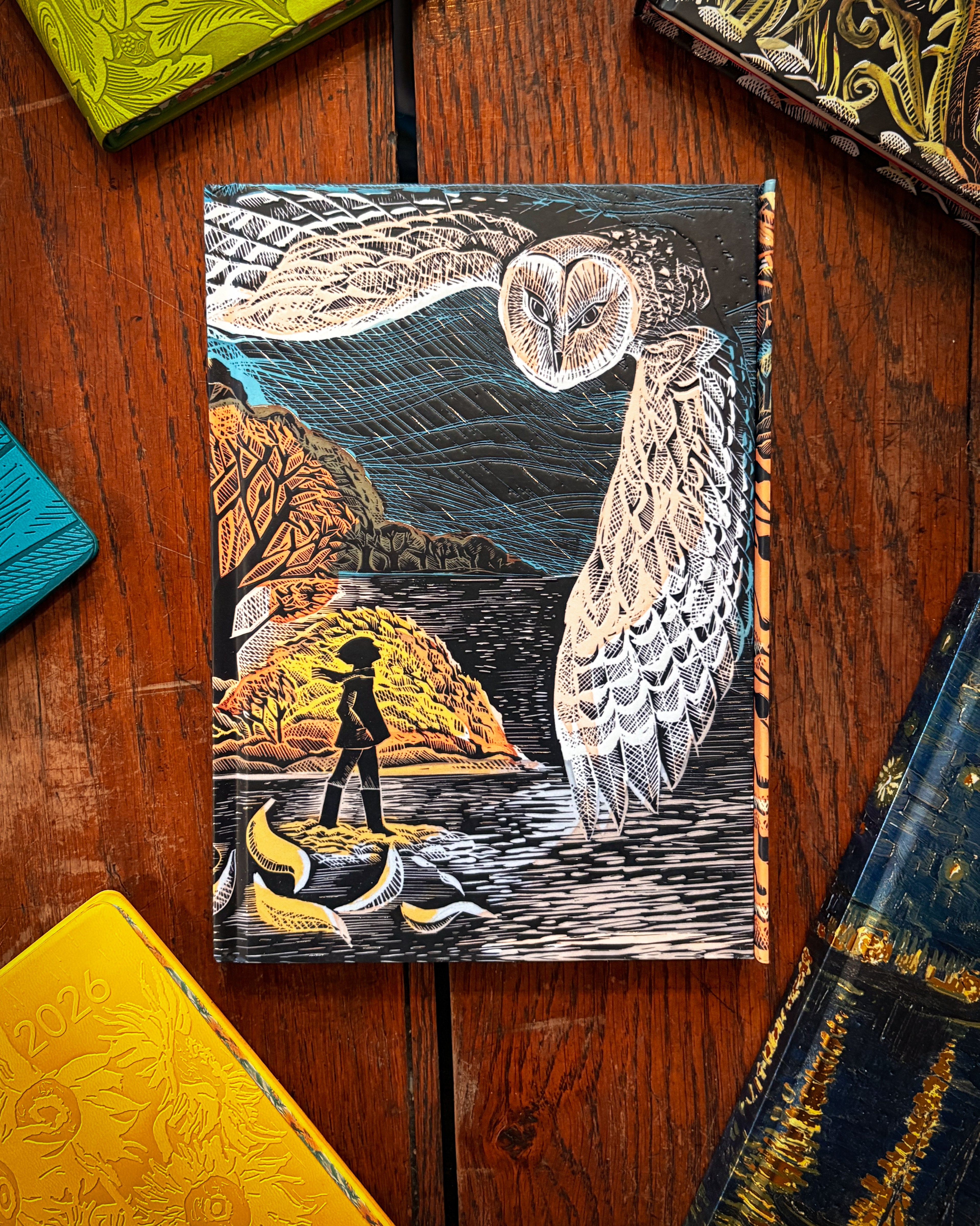 Angela Harding: October Owl (Foiled Journal)