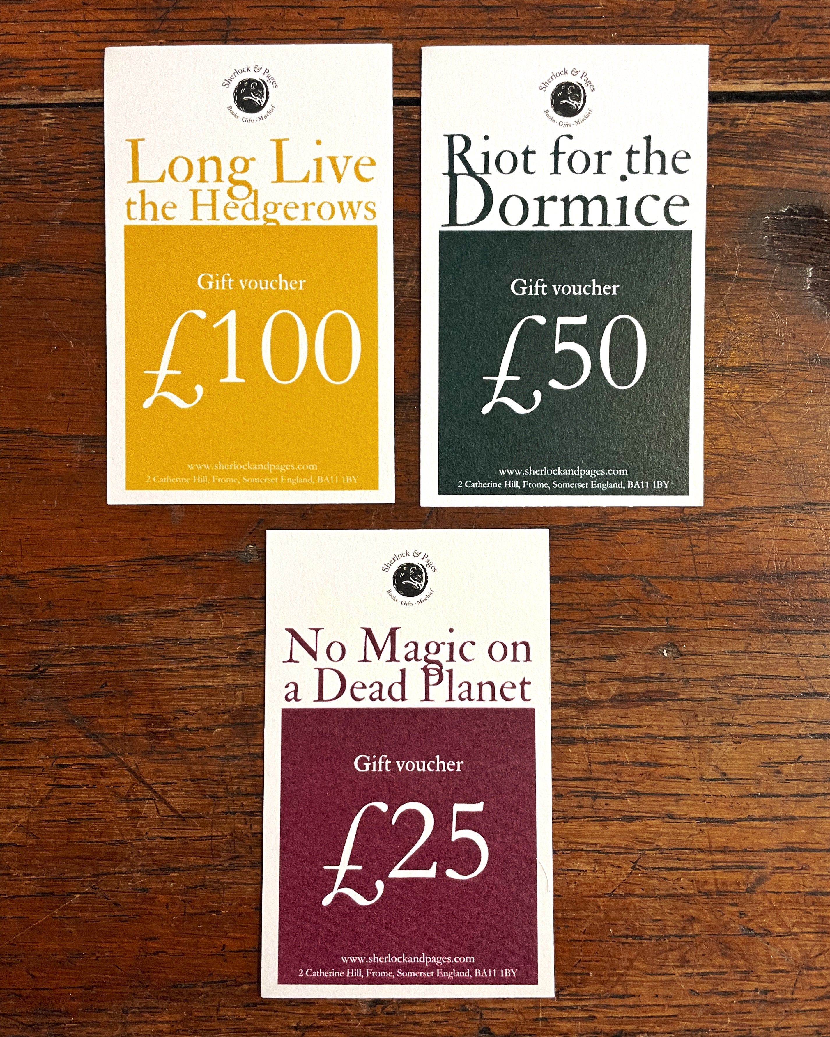Sherlock & Pages Gift Card