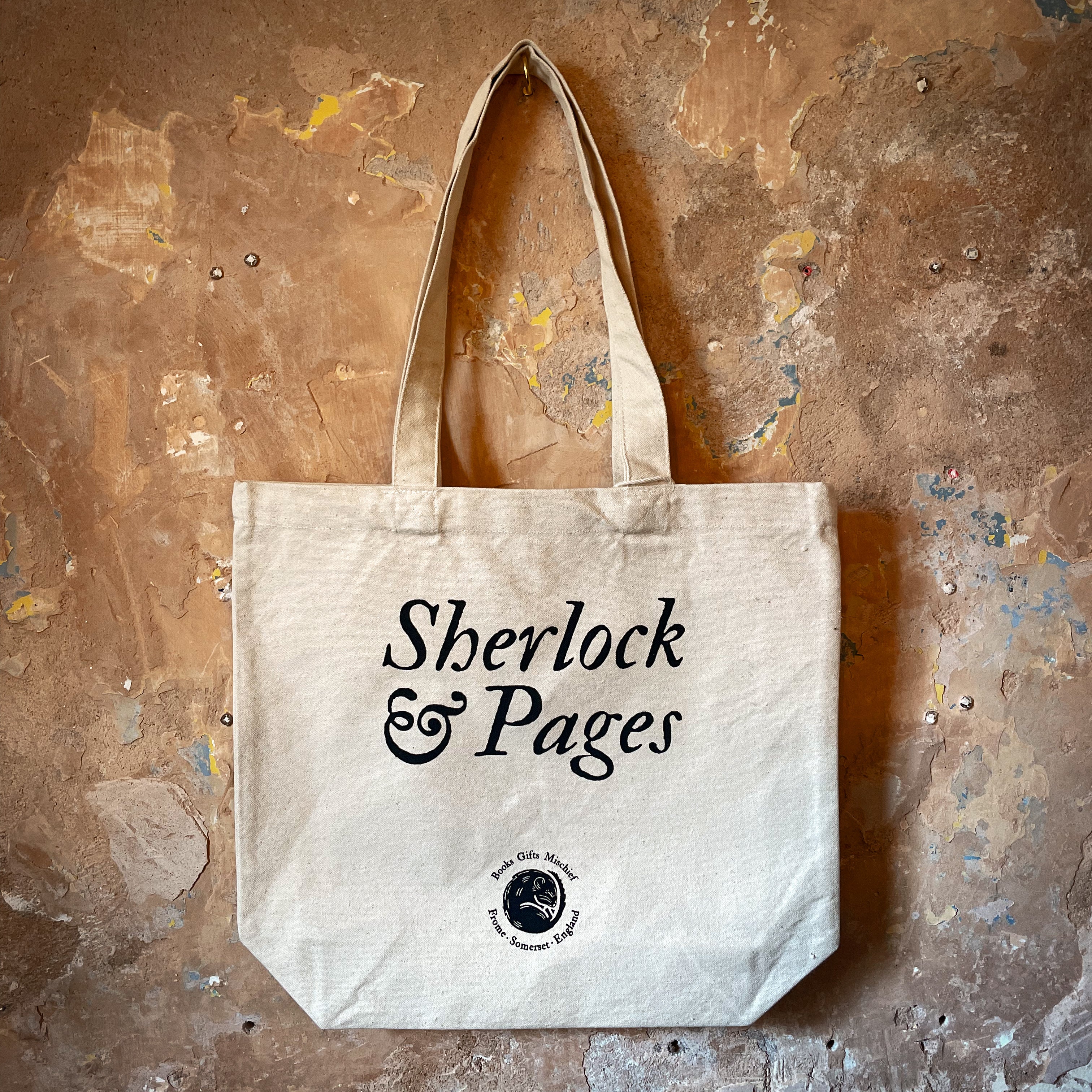 Natural Tote - Sherlock & Pages