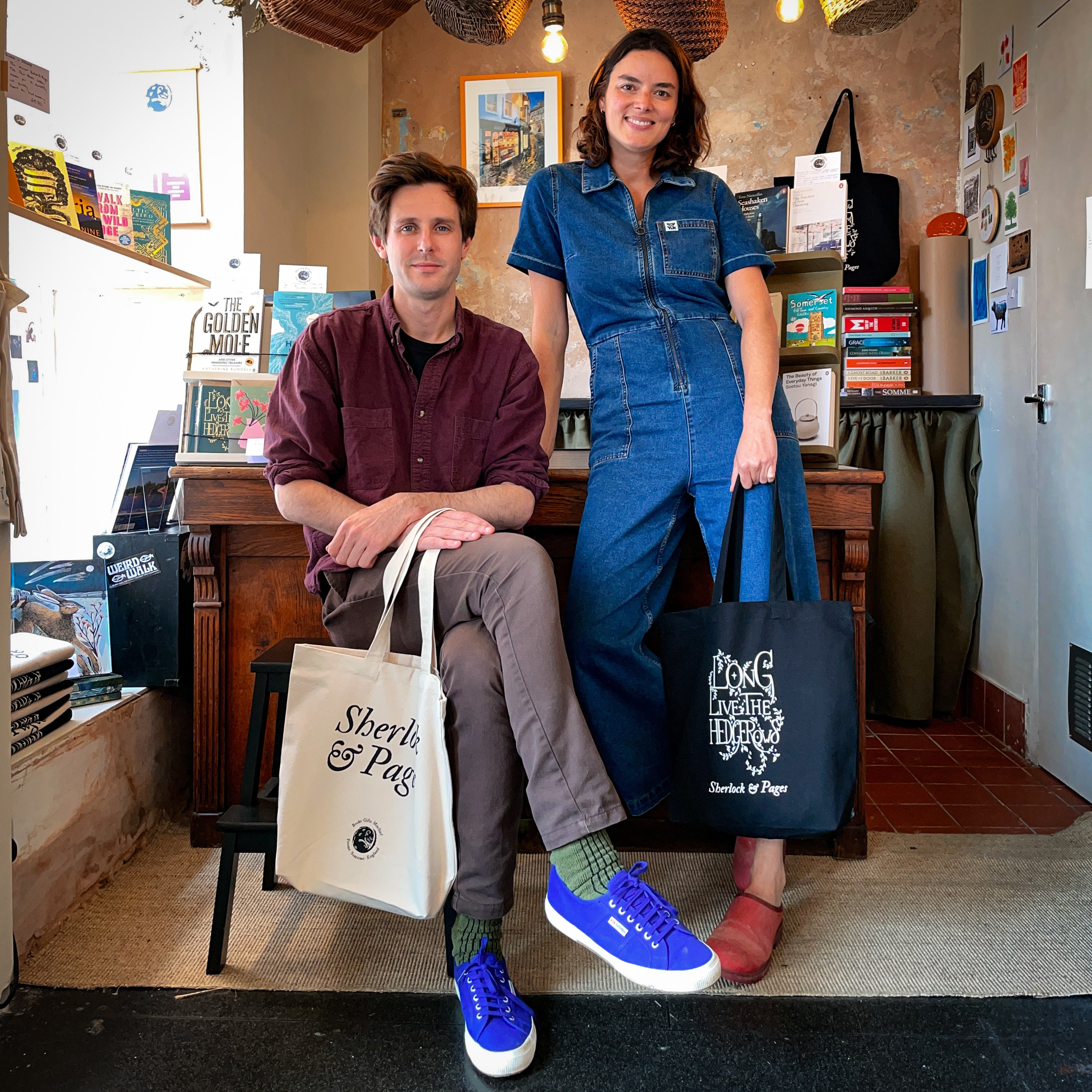 Natural Tote - Sherlock & Pages