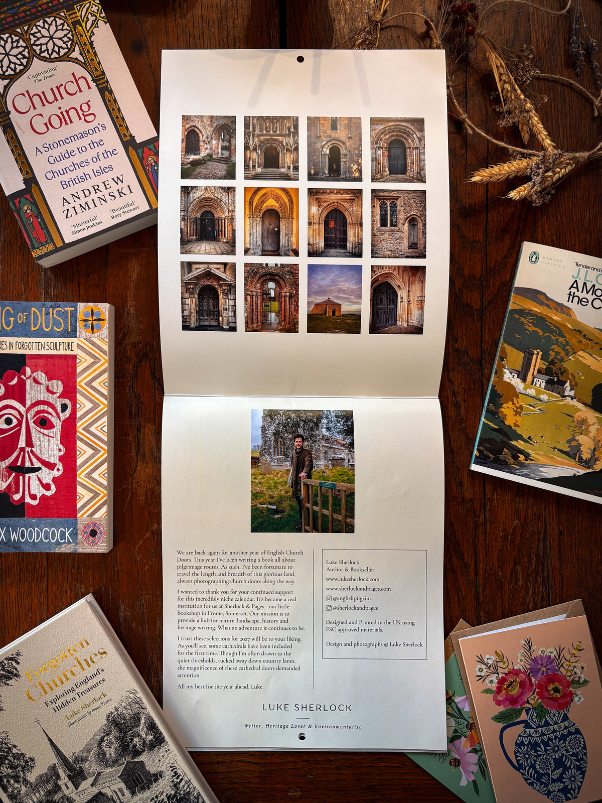 English Church Doors 2027 Calendar