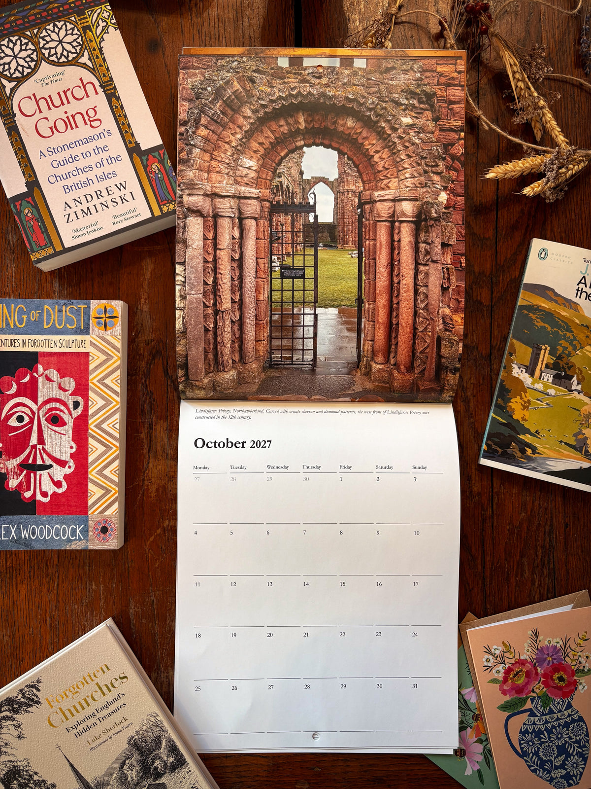 English Church Doors 2027 Calendar